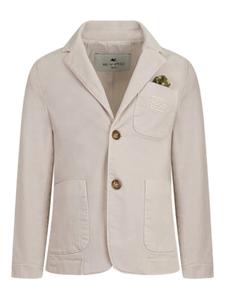 Блейзер с вышитым логотипом ETRO KIDS, нейтральный