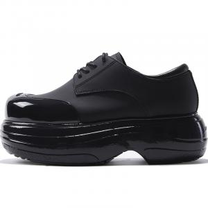 Низкие платформы для увеличения роста разноцветные повседневные туфли женские черные BLOCCO5