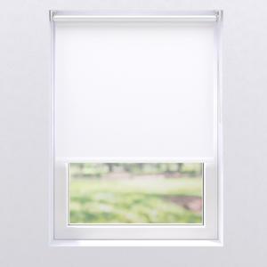 Роллонная штора непрозрачная 110/150 см, белый