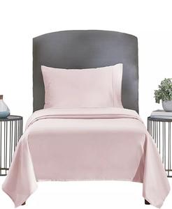 Мягкие хлопковые простыни Twin XL - плотность нитей 400, 100% хлопковый сатин - Twin XL California Design Den, розовый