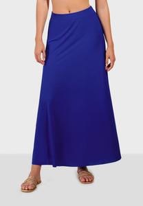 Длинная юбка JAYA Pain de Sucre, металлик синий