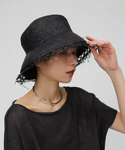 Шляпа из рафии Babylone, цвет Black 19