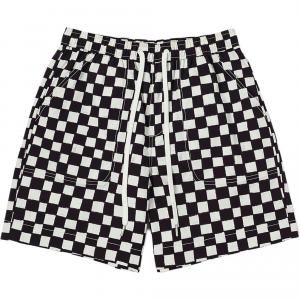 Vans Женские шорты RIROO Casual черно-белая клетка