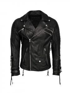 Trueprodigy Черная байкерская куртка Jackson