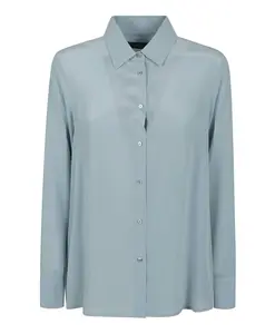 Повседневная рубашка Weekend Max Mara, зеленый