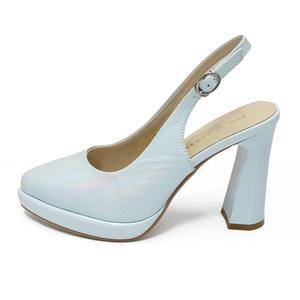 Туфли женские на высоком каблуке Zhr, бежевый