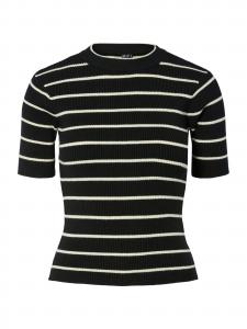 PIECES Свитер в черном цвете