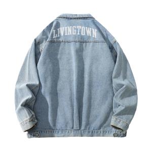 Джинсовая куртка унисекс LIVINGTOWN, Черный