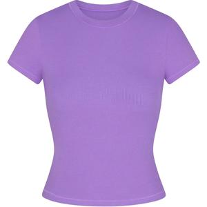 Футболка женская УЛЬТРАФИОЛЕТОВАЯ/УФ Skims