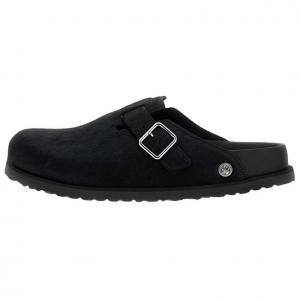 Мюли из конского волоса с пряжкой Birkenstock, черный