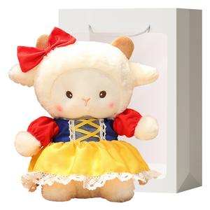 Кукла плюшевая Lambs Dolls в стиле для девочек, высота 23 см/33 см Barbne