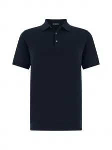 Рубашка поло с логотипом Boggi Milano, синий