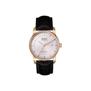 MIDO Часы Unisex Baroncelli Watch, Silver Dial Black Strap