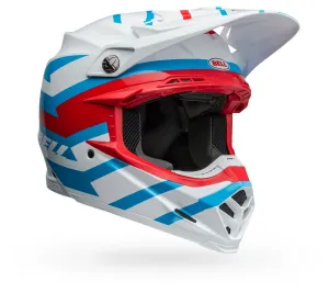 Внедорожный шлем Bell Moto-9S Flex Banshee Bell Helmets, белый/красный