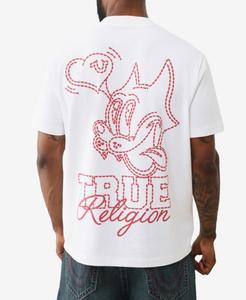 Мужская футболка с коротким рукавом и круглым вырезом True Religion, Optic White