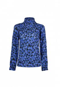 Блузка Fabienne Chapot Blouse, цвет marine blue/smoke blue/light blue/black