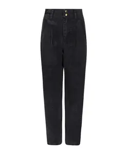 Плиссированные джинсы Isabel Marant, черный