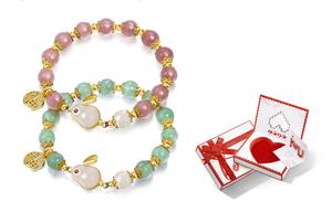 Кристальный браслет с бусинами для женщин IWE, 1 Pair/Box Limited Edition ②