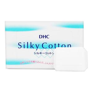 Натуральные шелковые ватные диски для снятия макияжа 80 шт/упаковка DHC
