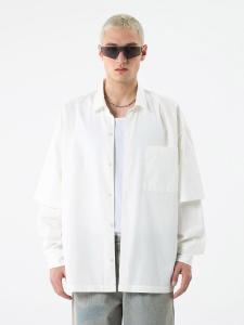 Повседневная рубашка VAMOS CLO Comfort fit Button Up Shirt, белый