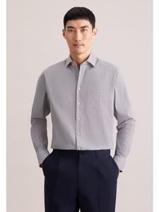 Деловая рубашка Comfort бежевого цвета Seidensticker