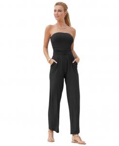 Женский комбинезон без бретелей LASCANA, Black