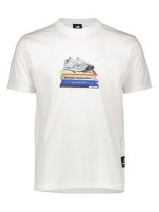 New Balance Рубашка «Кроссовки» белого цвета