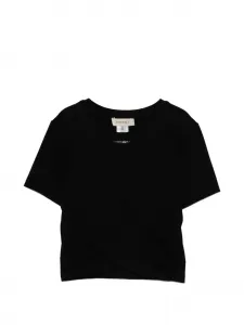 Футболка с короткими рукавами TWINSET Kids, черный