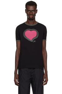 Футболка с архивным принтом Dries Van Noten, черный