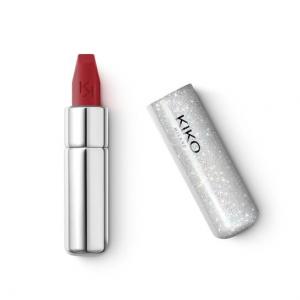 КИКО Милано, с Днем Рождения, Беллецца! Velvet Passion Matte Lipstick комфортная помада с матовым финишем 04 Impressive Red 3,5г, KIKO Milano