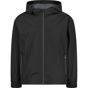 Детская куртка-дождевик с фиксированным капюшоном Cmp, цвет nero