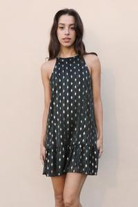 Платье с оборками «Священное дерево» TRUEDAMES, темно-зеленый