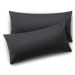 Blumtal Наволочки Agneta, 40/40 см, комплект из 2 штук, 100% хлопок, антрацитовый цвет