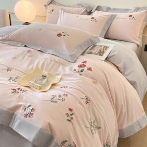 FUANNA Комплект постельного белья, 150 см, 4 предмета, пододеяльник 200×230 см