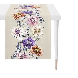 Скатерть-дорожка 48/140 см Apelt, бежевый/фиолетовый