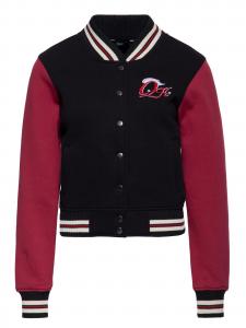 Queen Kerosin Куртка межсезонная 'Rebel at Heart' в цвете Bordeaux