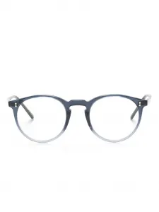 Очки O'Malley в круглой оправе из ацетата Oliver Peoples, синий