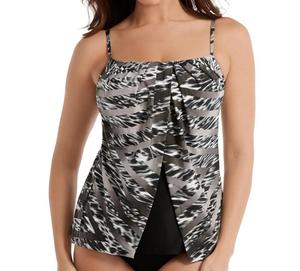 Женский купальник Miraclesuit, черный/белый