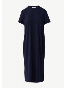 Платье 5839_темно-синего цвета comma