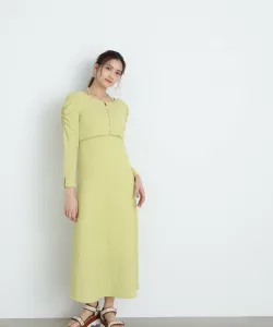 Комплект Kush Kush из эластичного кардигана и платья (эксклюзивный цвет в интернет-магазине: оранжевый)