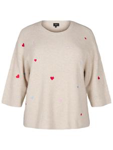 Свитер Zizzi MSUNNY HEART, Kitt