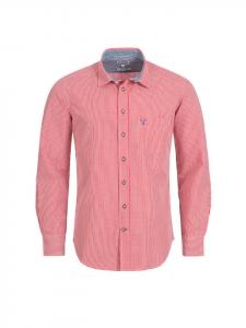 Традиционная рубашка Ральфа с длинными рукавами красного цвета Nübler