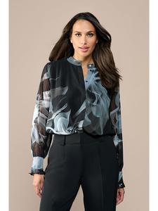 Черно-белая блузка с принтом Кейли Mart Visser