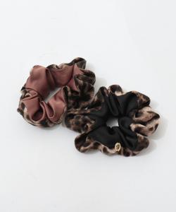 Резинка для волос с леопардовым принтом Grace Grace, цвет Brown 2