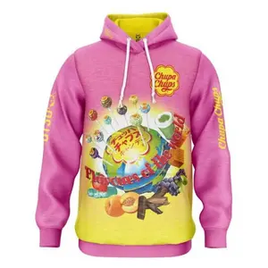 Худи Otso Chupa Chups Flavours World, розовый