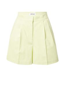 Обычные брюки со складками спереди EDITED Devyn, лаймовый