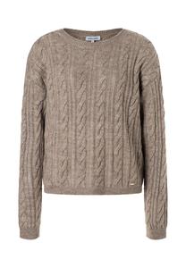 Джемпер More & More Jumper, Taupe Melange/Brown