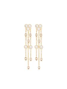 Серьги-подвески с кристаллами Maje, золотой
