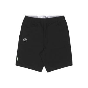 Шорты спортивные хлопковые с вышивкой логотипа A Bathing APE Aape, черный