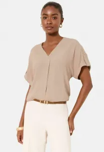Блузка с v-образным вырезом Lipsy, Neutral